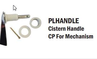PLHANDLE #1. Cistern Handle CP for Mechanism Plastic CP