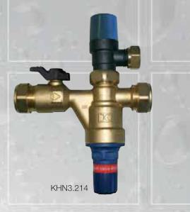 KHN3-214 #1. Kwikot PRV 22mm CxC 400kpa Multi Pressure Control Valve with Intergral Isolating & Exp. Relief