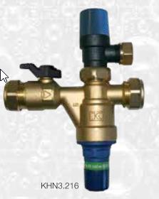 KHN3-216 #1. Kwikot 22mm CxC 600kpa Multi Pressure Control Valve with Intergral Isolating & Exp. Relief